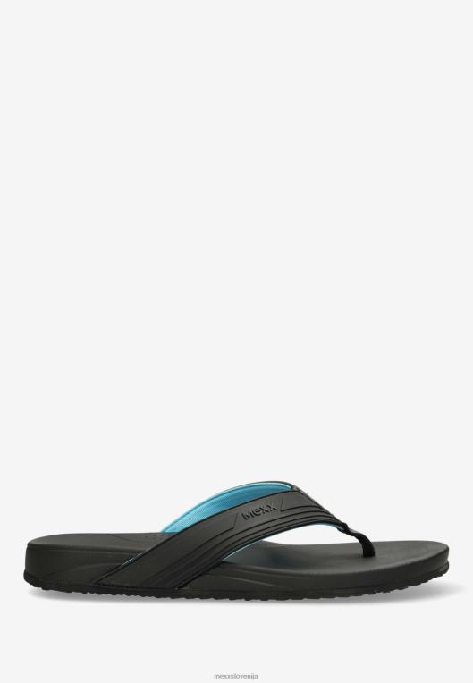 Mexxschwarz moški sandal lupee black 860R668