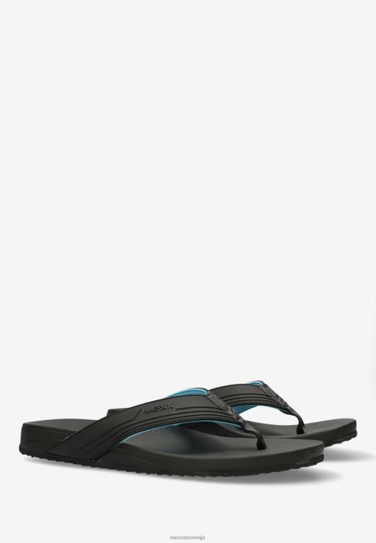 Mexxschwarz moški sandal lupee black 860R668