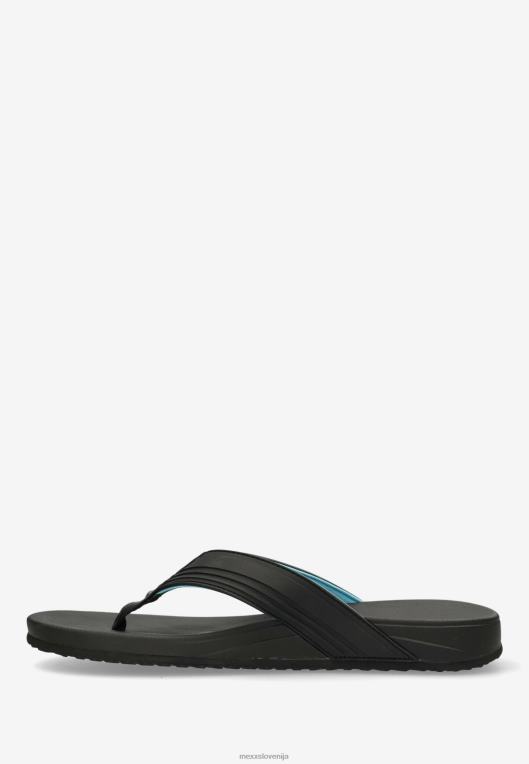Mexxschwarz moški sandal lupee black 860R668