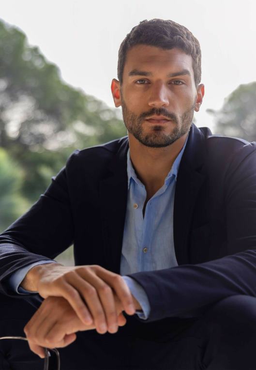 Mexxmodra moški raztegljiv mornarsko modri blazer 860R463