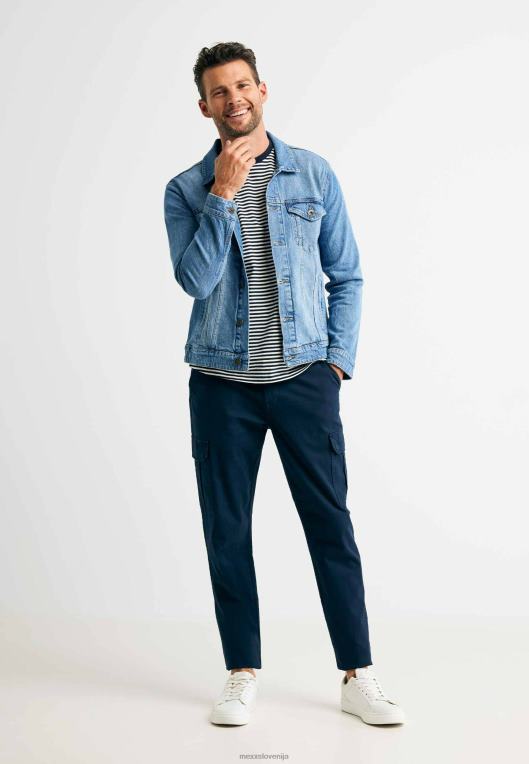 Mexxbež moški denim jakna krona belilo 860R522