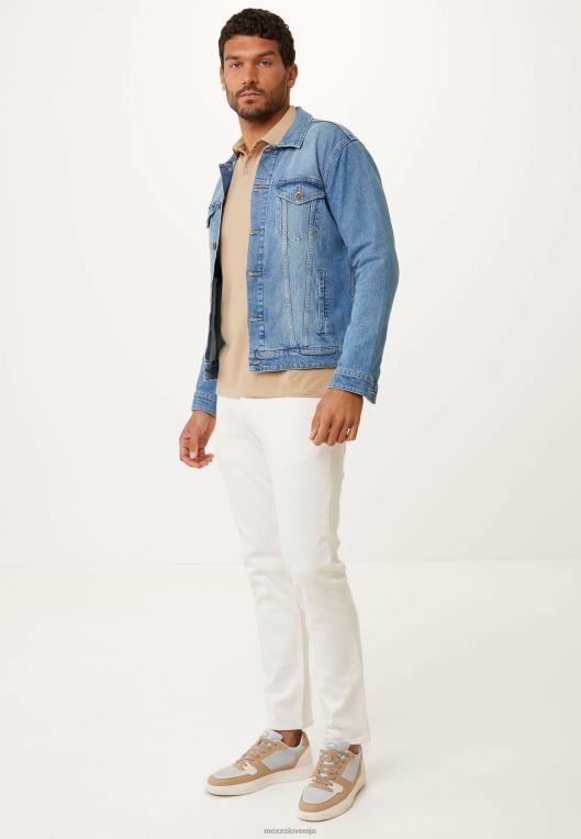 Mexxbež moški denim jakna krona belilo 860R522