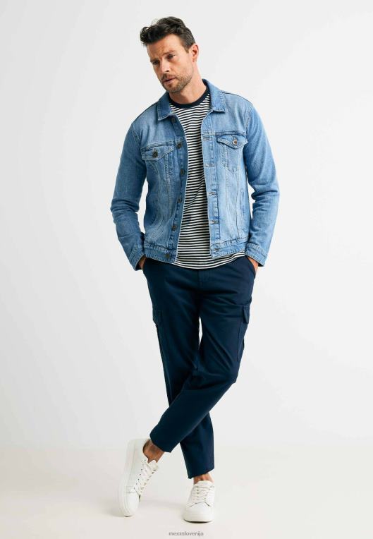 Mexxbež moški denim jakna krona belilo 860R522
