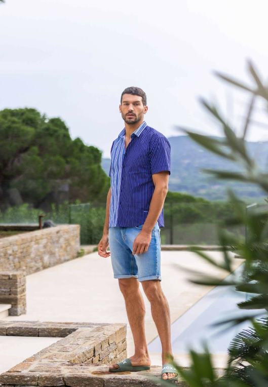 Mexxmodra moški steve jeans kratke svetlobe 860R615