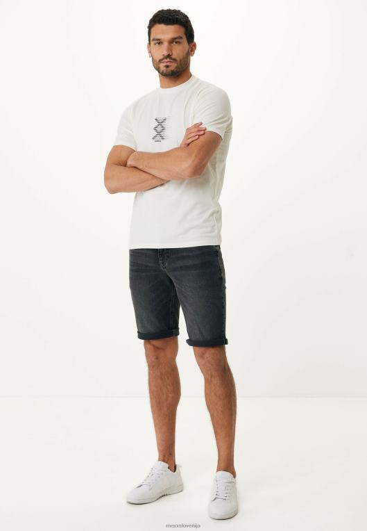 Mexxschwarz moški steve jeans kratke črne 860R549