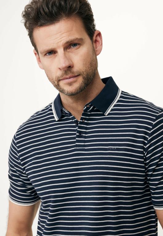 Mexxmodra moški mornarsko črtasto polo 860R529