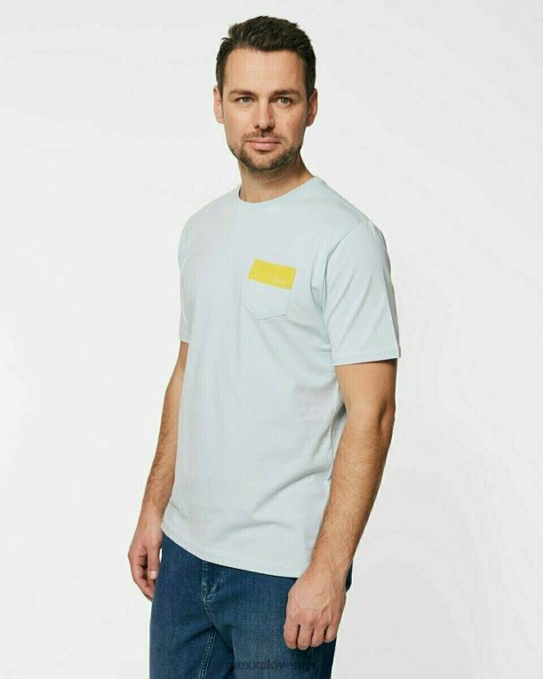 Mexxmodra moški svetla majica z okroglim izrezom 860R736
