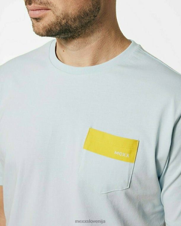 Mexxmodra moški svetla majica z okroglim izrezom 860R736