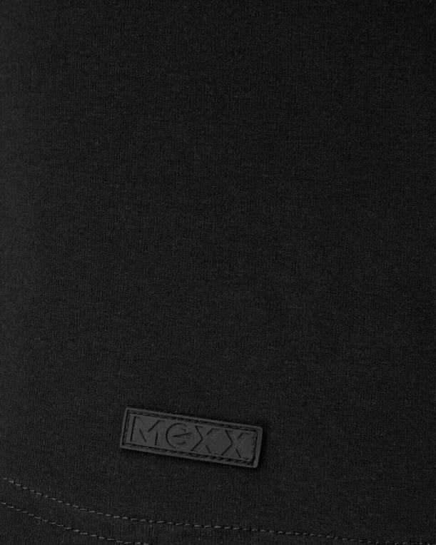 Mexxschwarz moški majica z okroglim izrezom črna 860R644