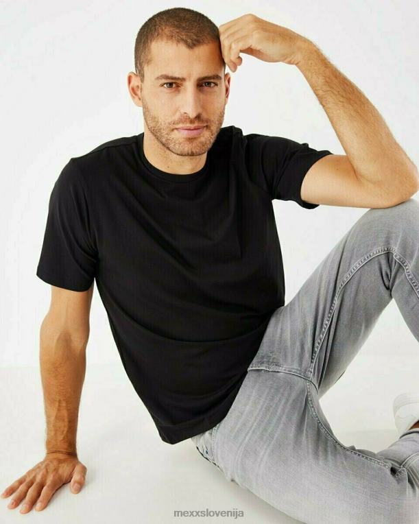 Mexxschwarz moški oliver črna majica 860R599
