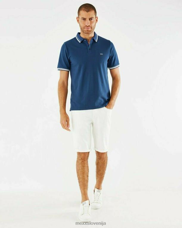 Mexxmodra moški pique polo modra 860R625