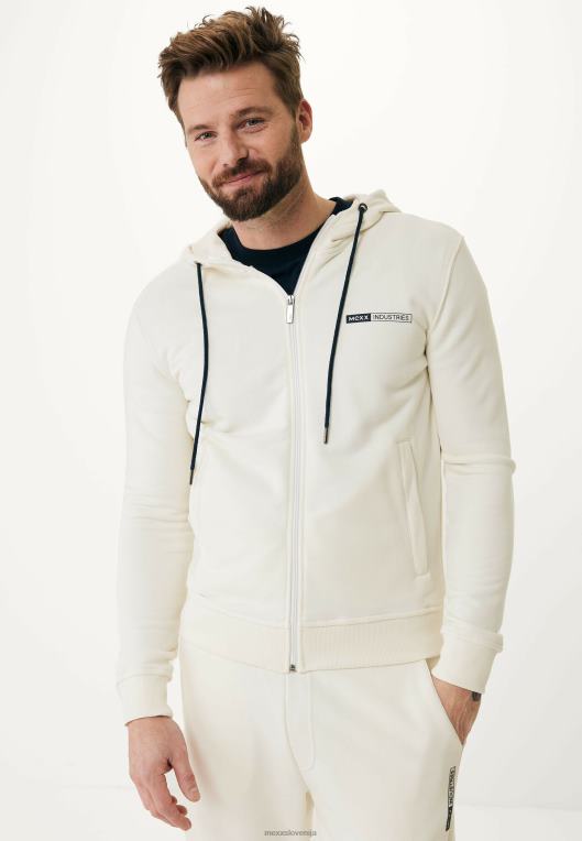 Mexxbež moški umazano bela jopica s kapuco 860R603