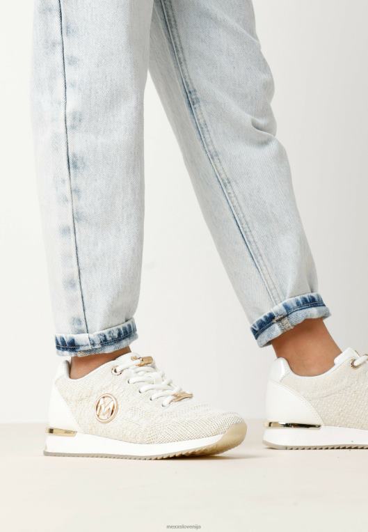 Mexxbež dekleta superge gitte glitter mini off white 860R987