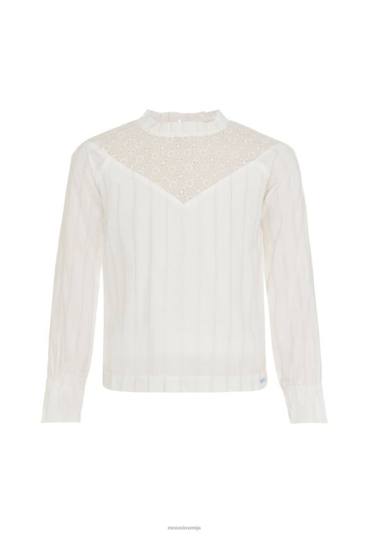 Mexxbež dekleta umazano bela bluza za vezenje 860R810
