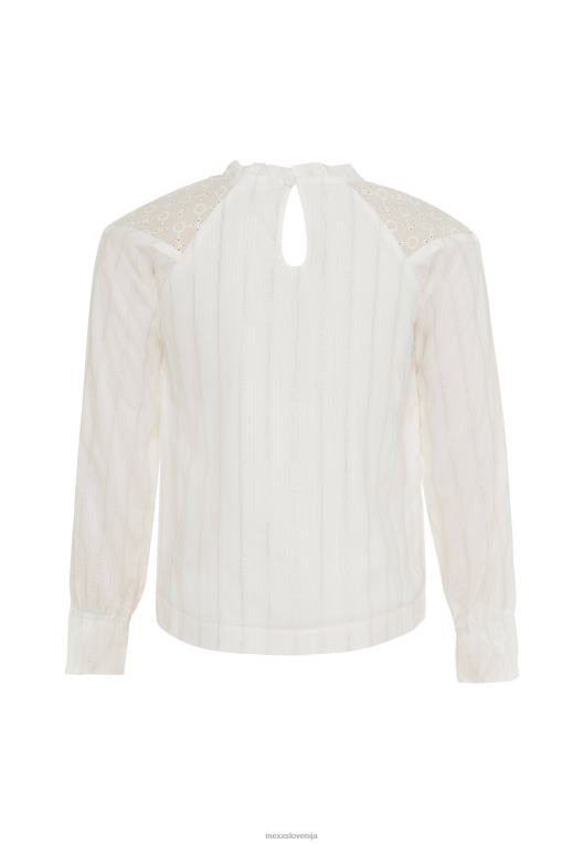 Mexxbež dekleta umazano bela bluza za vezenje 860R810