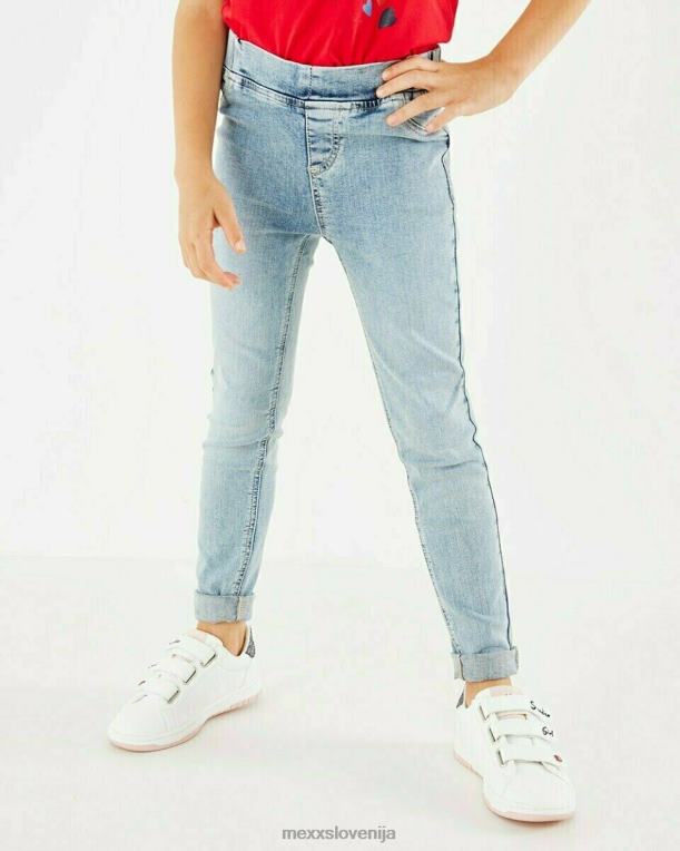 Mexxmodra dekleta nikkie skinny leg jeans jegging svetlo modre 860R851
