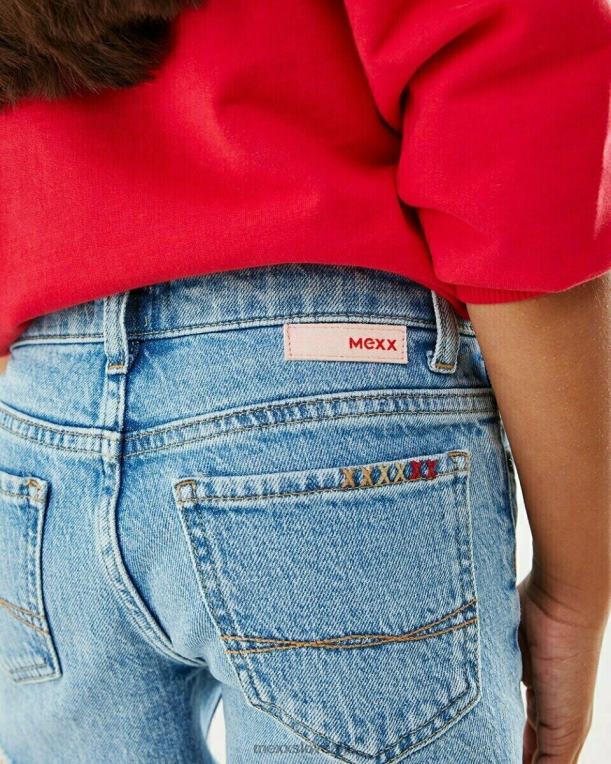 Mexxmodra dekleta tina kratki denim svetlo belilo 860R852