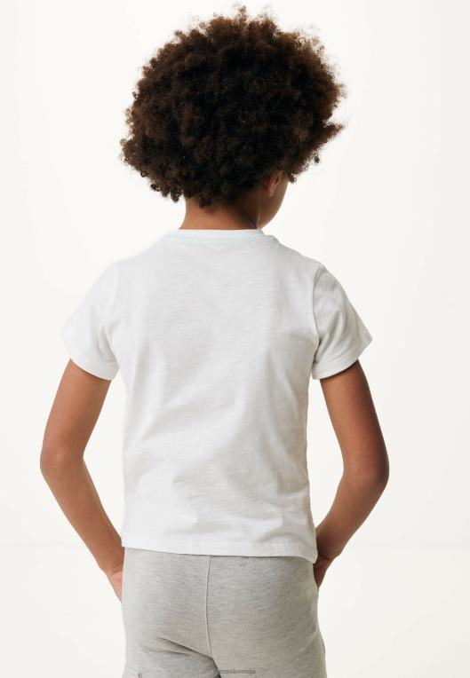 Mexxbež fantje majica s kratkimi rokavi, umazano bela 860R902