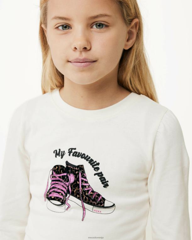 Mexxbela dekleta majica z dolgimi rokavi 860R832