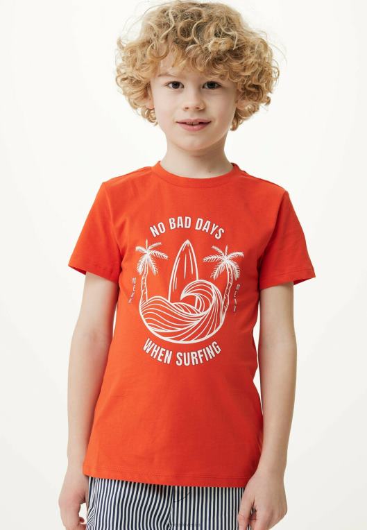 Mexxbombaž fantje majica z umetninami rdeča 860R877