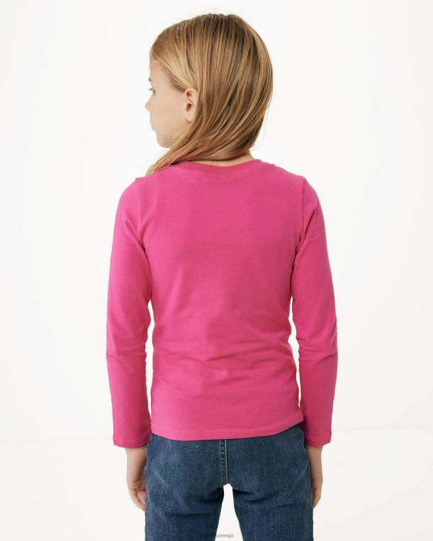 Mexxroza dekleta dvosmerna majica z dolgimi rokavi 860R834