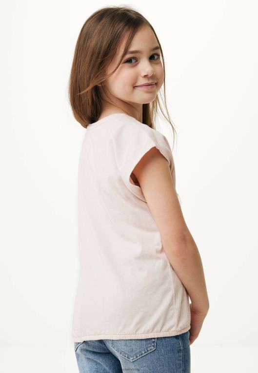 Mexxroza dekleta majica s kratkimi rokavi svetla 860R747