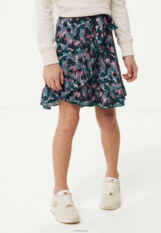 Mexxroza dekleta potiskano zavito krilo losos 860R760