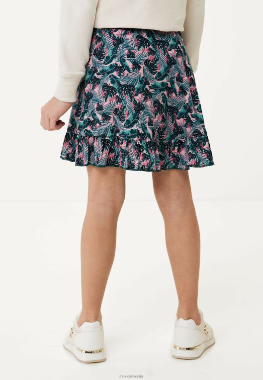 Mexxroza dekleta potiskano zavito krilo losos 860R760