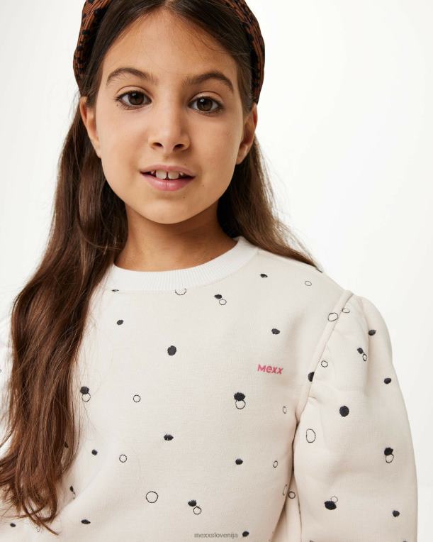 Mexxbela dekleta pulover z vezenjem z okroglim izrezom 860R811