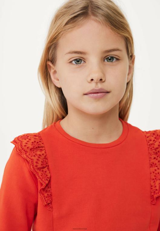 Mexxrdeča dekleta pulover z vezenjem 860R754