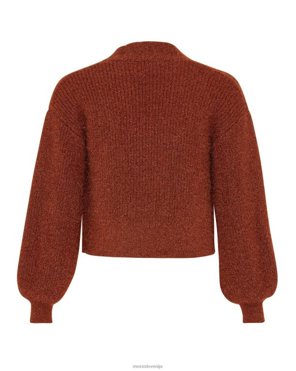 Mexxrjav dekleta temna jopica z lureksom 860R820