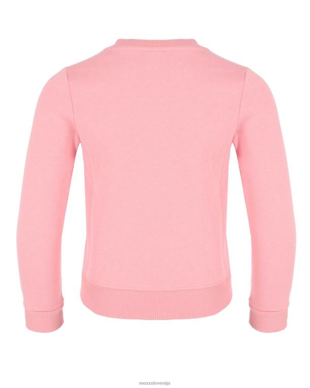 Mexxroza dekleta svetel pulover z okroglim izrezom 860R790