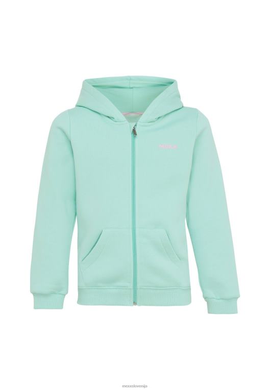 Mexxzelena dekleta lahek pulover s kapuco z zadrgo 860R768