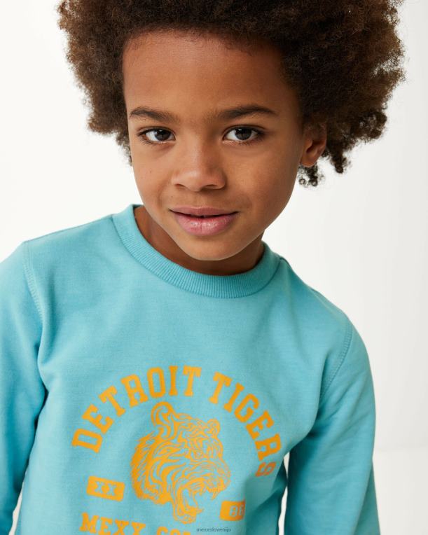 Mexxmodra fantje crewneck umetniški pulover ocean 860R930