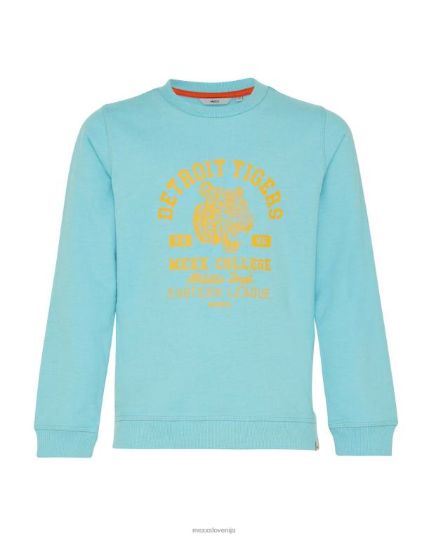 Mexxmodra fantje crewneck umetniški pulover ocean 860R930