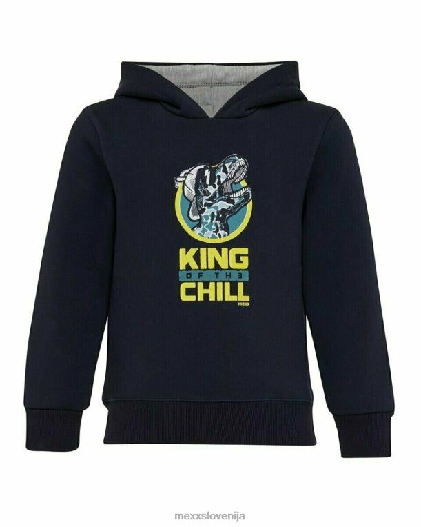 Mexxmodra fantje mornarsko modri pulover s kapuco 860R968