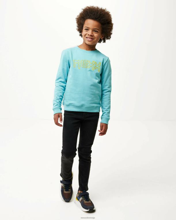 Mexxmodra fantje nosilec logotipa crewneck ocean 860R953