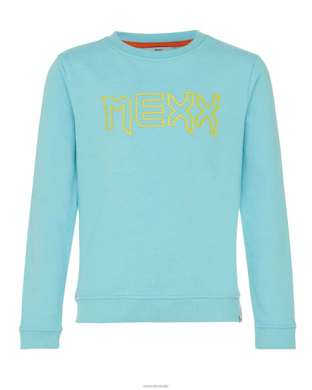 Mexxmodra fantje nosilec logotipa crewneck ocean 860R953