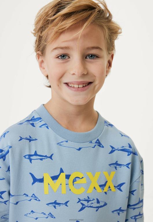 Mexxmodra fantje svetel tisk puloverja 860R885