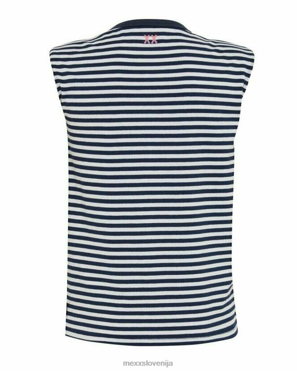 Mexxbela dekleta črtaste zgornje naramnice umazano bele 860R784