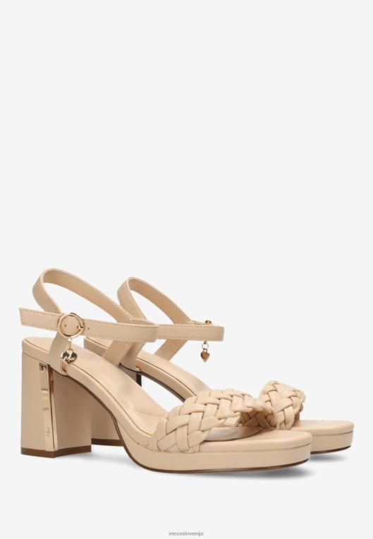 Mexxbež ženske sandal s peto lewy nude 860R326