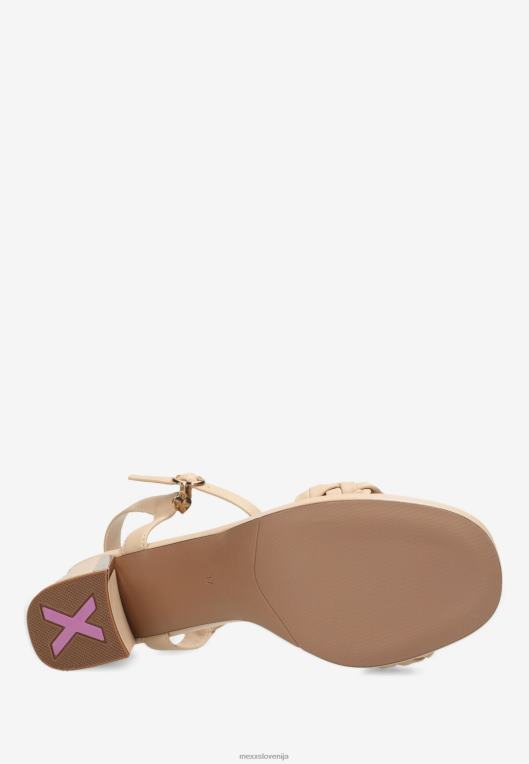 Mexxbež ženske sandal s peto lewy nude 860R326