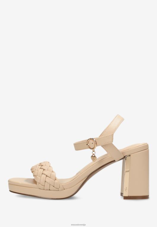Mexxbež ženske sandal s peto lewy nude 860R326