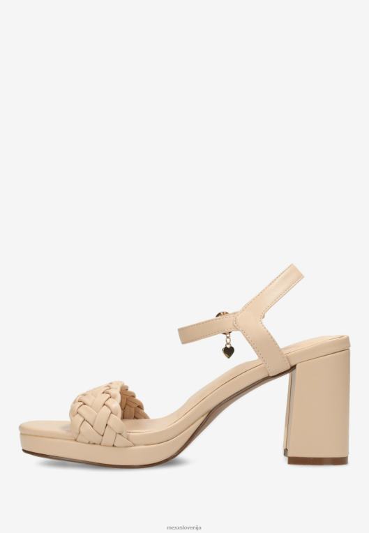 Mexxbež ženske sandal s peto lewy nude 860R326