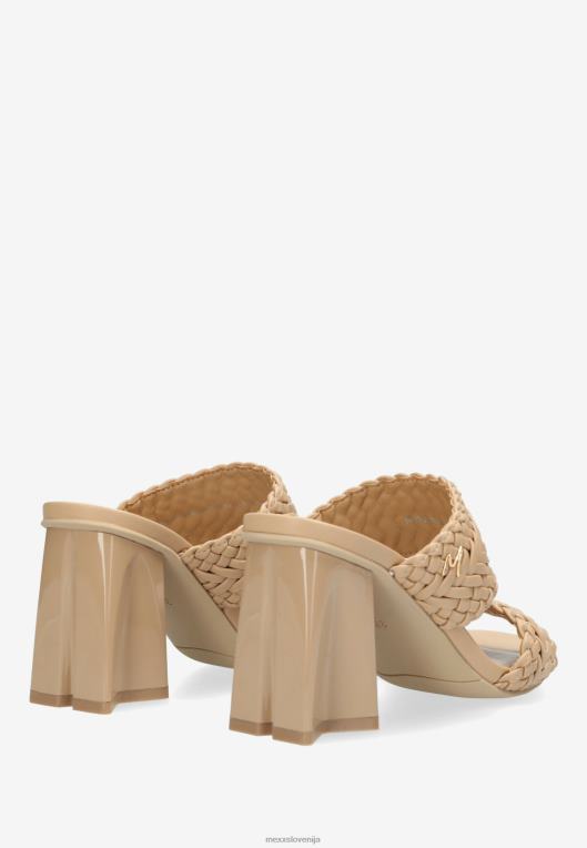 Mexxbež ženske sandal s peto lila kamelja 860R239