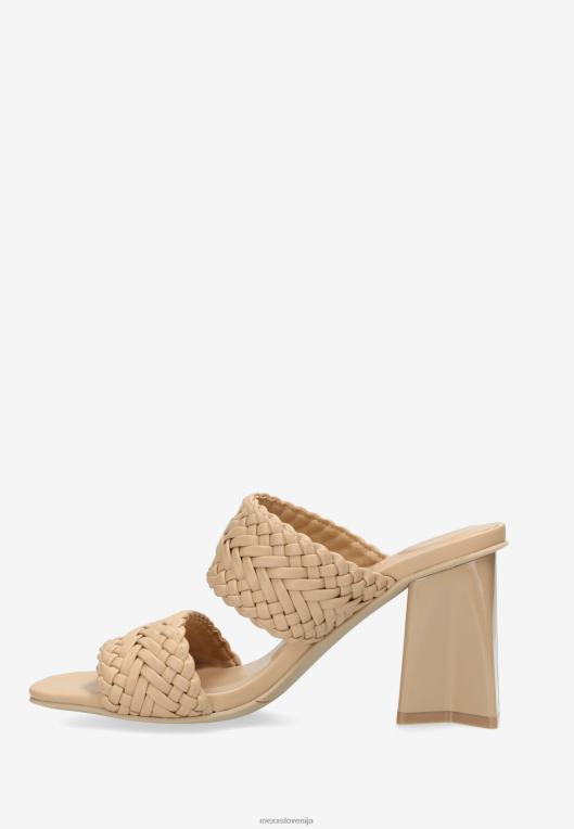 Mexxbež ženske sandal s peto lila kamelja 860R239