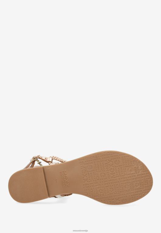 Mexxroza ženske sandale jolene rosegold 860R277