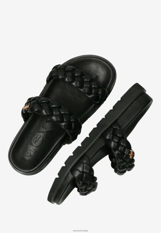 Mexxschwarz ženske sandal jaeley črn 860R381