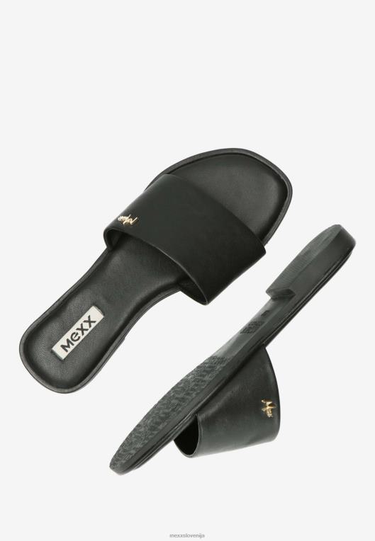 Mexxschwarz ženske sandal jolie črn 860R380