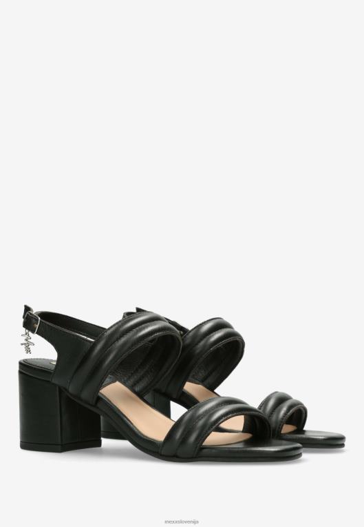 Mexxschwarz ženske sandal josephine črn 860R378